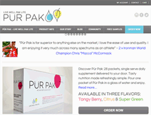 Tablet Screenshot of livepurpak.com